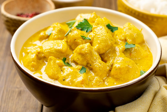 Bocconcini di pollo con curcuma