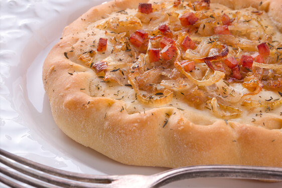 Quiche con Scalogno e Porro