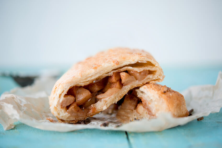 Strudel radicchio e Mele Pinova