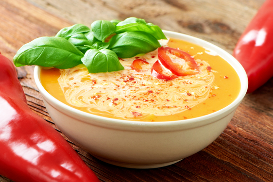 Vellutata di carote con paprika